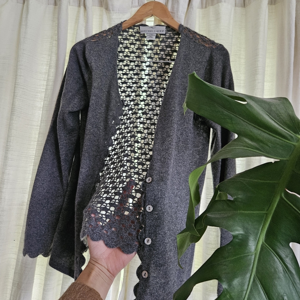 100% cashmere cardigan